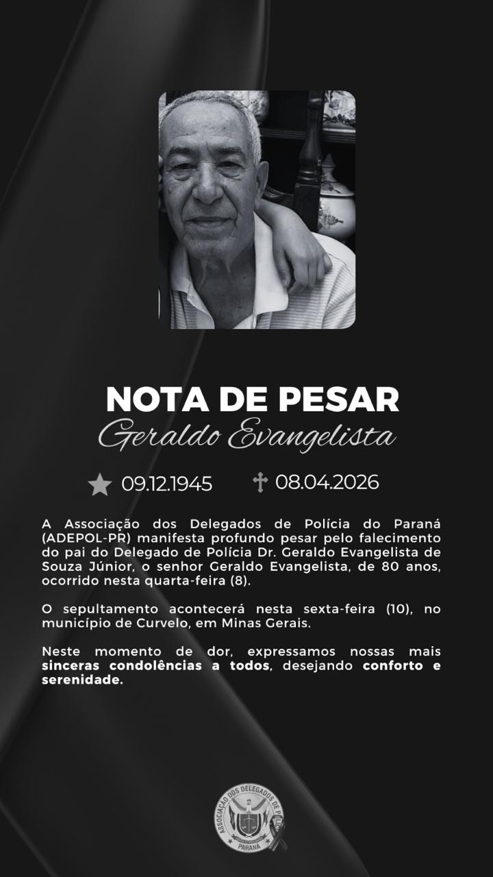 Falecimento – Geraldo Evangelista