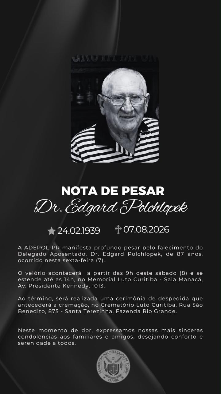 Falecimento – Dr. Edgard Polchlopek