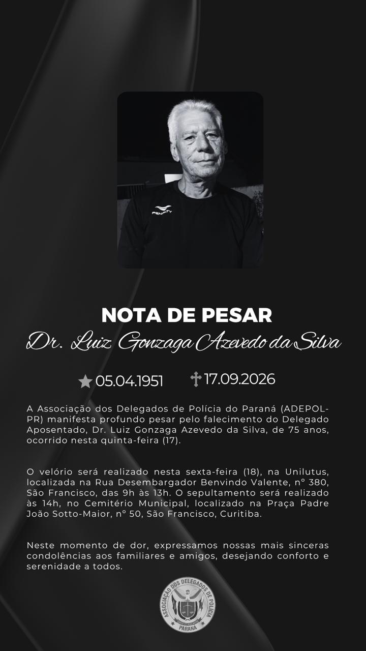 Falecimento – Dr. Luiz Gonzaga Azevedo da Silva